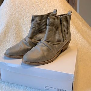 NIB Report Olive Color Booties.